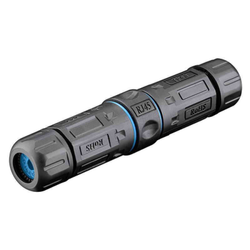 GOOBAY GOOBAY αδιάβροχος σύνδεσμος RJ45 Cat 6A 59582, IP68, μαύρος