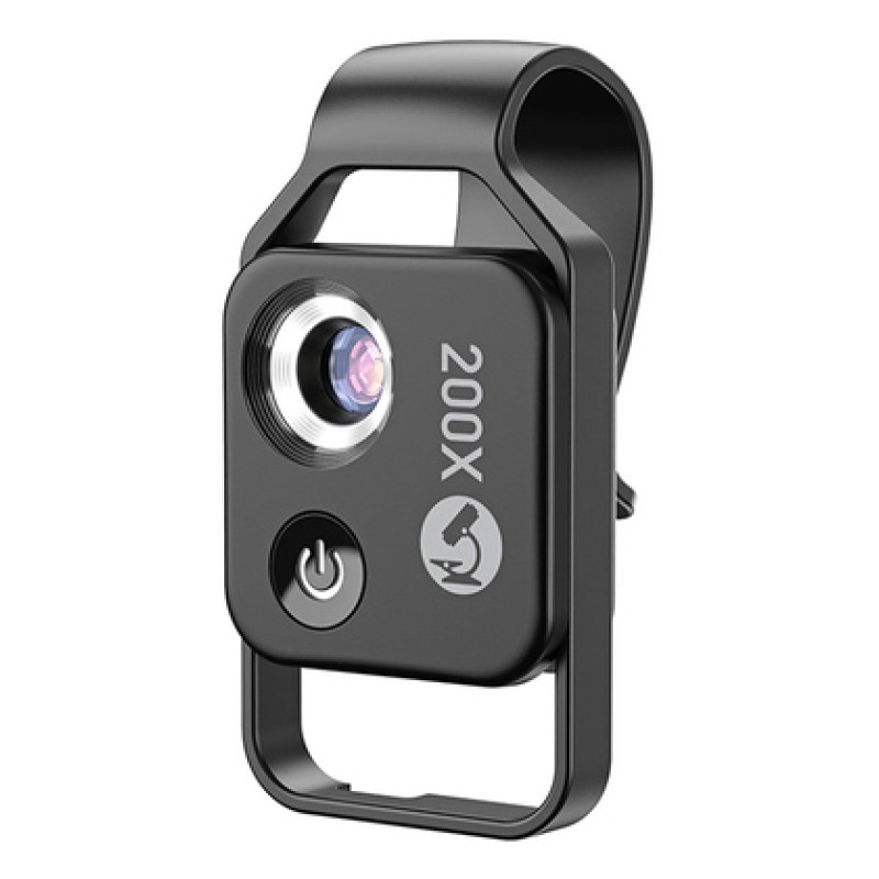 APEXEL APEXEL φακός μικροσκόπιο APL-MS002 για smartphone κάμερα, 200x zoom, LED