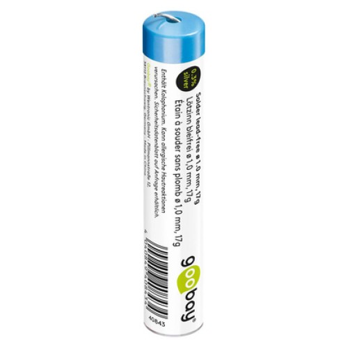 GOOBAY GOOBAY σύρμα συγκόλλησης 40843, Φ1mm, lead free, 17g