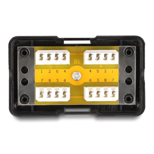 DELOCK DELOCK κυτίο σύνδεσης καλωδίων δικτύου 88132, Cat 6 LSA, 250MHz