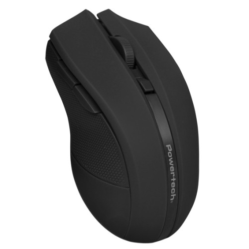 Powertech POWERTECH ασύρματο ποντίκι PT-1166, USB δέκτης, 1600DPI, μαύρο