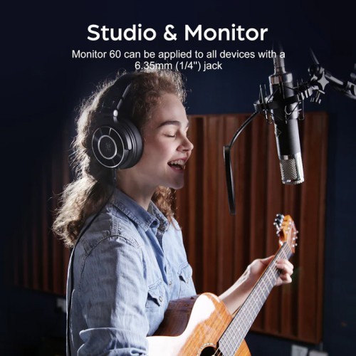 ONEODIO ONEODIO headset Monitor 60, 6.35mm & 3.5mm σύνδεση, Hi-Res, 50mm, μαύρο