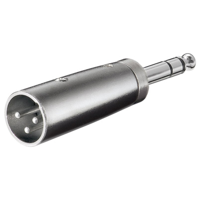 GOOBAY GOOBAY αντάπτορας 6.35mm σε XLR 27515, ασημί