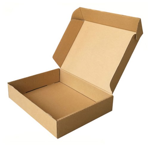 UNBRANDED Χαρτοκιβώτιο συσκευασίας PAP-0004, τρίφυλλο, 25x20x7cm, καφέ, 50τμχ