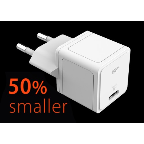 SILICON POWER SILICON POWER φορτιστής τοίχου SP20WASYQM121PCW, USB-C, PD 20W, λευκός