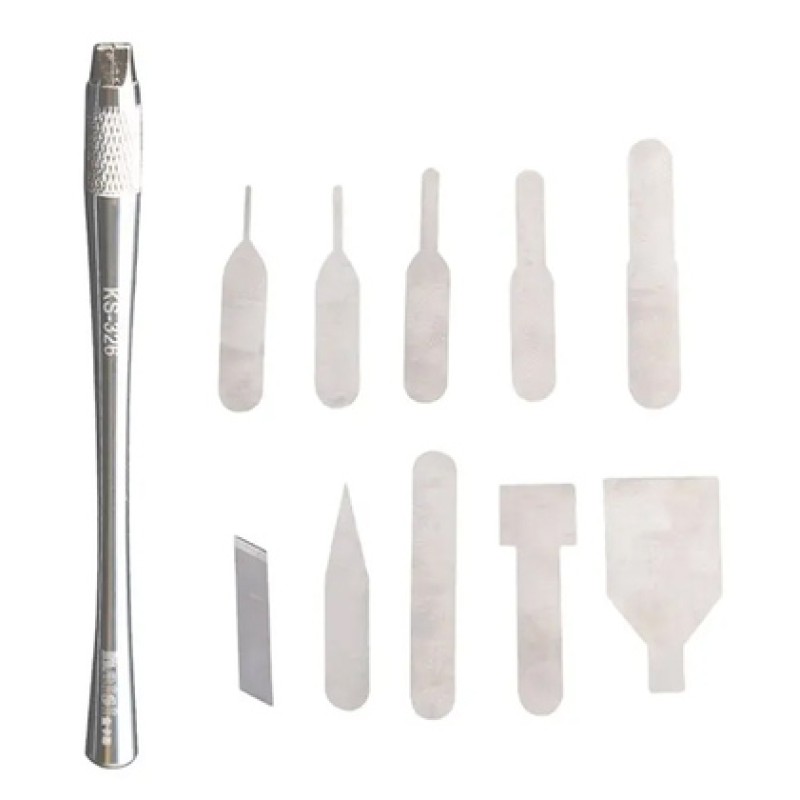 KAISI KAISI εργαλείο ανοίγματος KS-326 για επισκευές κινητών, με 10 κεφαλές