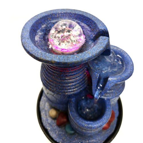 HOME USE HOME USE διακοσμητικό συντριβάνι HUH-0169, φωτιζόμενο, 22x22x29cm