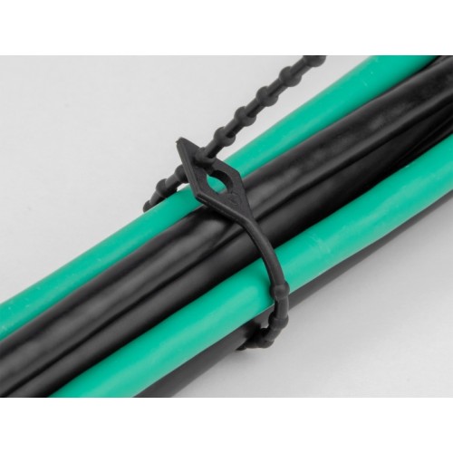 DELOCK DELOCK reusable δεματικά καλωδίων 19568, 150x2.4mm, μαύρα, 100τμχ