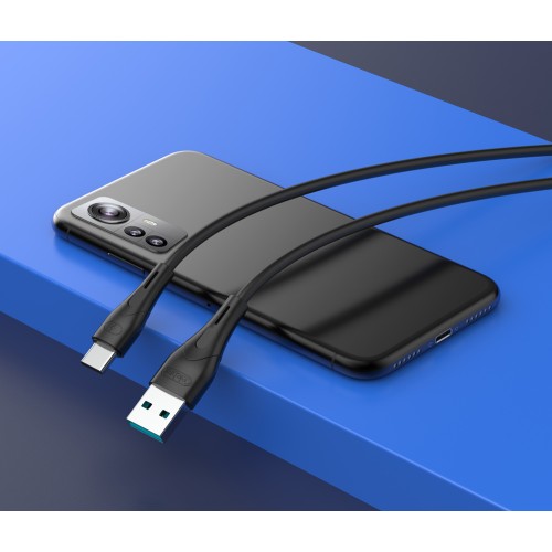 CELEBRAT CELEBRAT καλώδιο USB-C σε USB CB-18T, 3A, 480Mbps, 1m, μαύρο