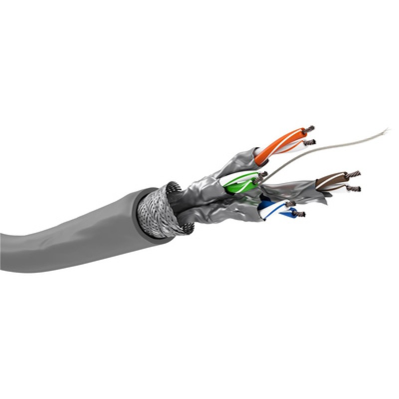 GOOBAY GOOBAY καλώδιο δικτύου 93954, CAT 6 S/FTP (PiMF), CCA, 100m, γκρι