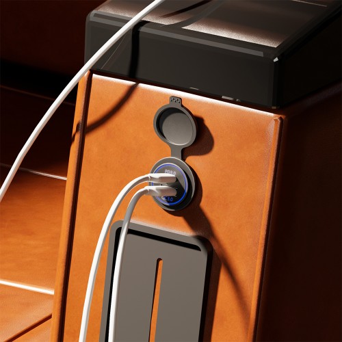 Powertech POWERTECH πρίζα USB για σκάφη & οχήματα PTL-004, USB & USB-C, 36W, IP65