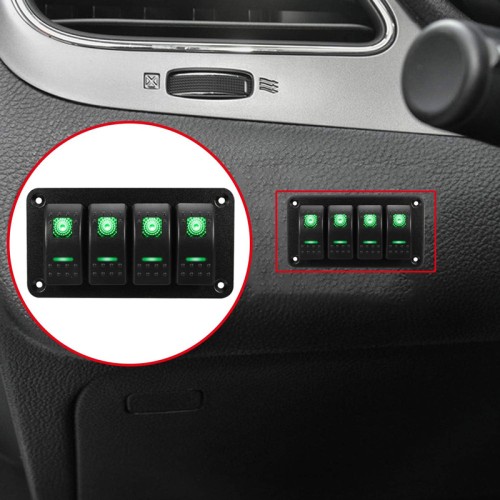 Powertech POWERTECH πάνελ σκαφών & οχημάτων PTL-019 με 4x διακόπτες, IP65