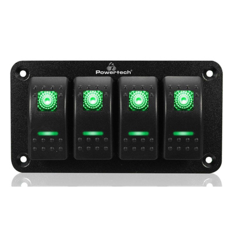 Powertech POWERTECH πάνελ σκαφών & οχημάτων PTL-019 με 4x διακόπτες, IP65