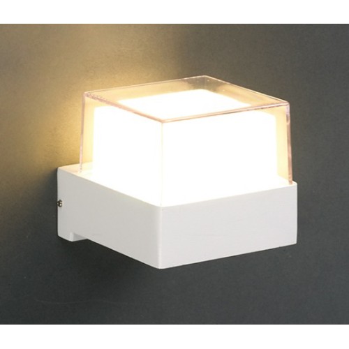 Powertech POWERTECH LED φωτιστικό τοίχου HLL-0156, 7W, 4000K, 560lm, IP65, λευκό