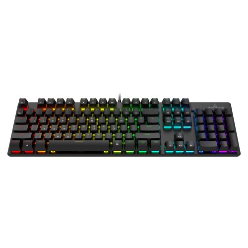 Powertech POWERTECH gaming μηχανικό πληκτρολόγιο PT-1254, ενσύρματο, RGB, μαύρο