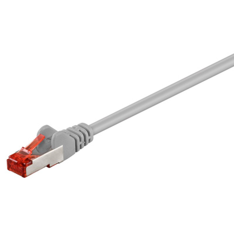 GOOBAY GOOBAY καλώδιο δικτύου 93570, CAT 6 S/FTP (PiMF), CCA, 2m, γκρι