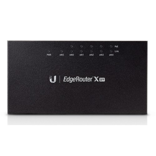 UBIQUITI UBIQUITI router EdgeRouter X SFP, 5-Port Gigabit PoE, 1000Mbps, 50W