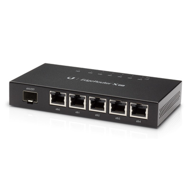 UBIQUITI UBIQUITI router EdgeRouter X SFP, 5-Port Gigabit PoE, 1000Mbps, 50W
