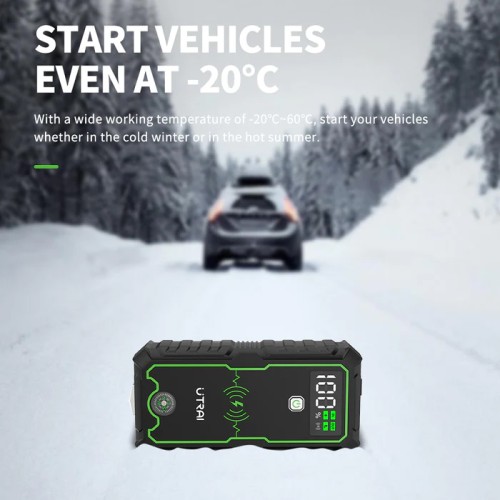 UTRAI UTRAI εκκινητής μπαταρίας αυτοκινήτου JS-1 Pro με φακό, 12V/2500A, 16000mAh