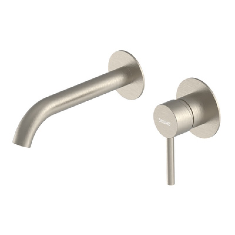 Bruno Μπαταρία Νιπτήρα Αναμεικτική M61615-207 Εντοιχισμού Ασημί