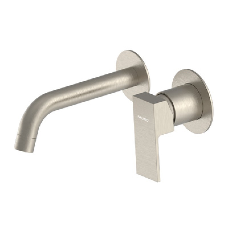Bruno Μπαταρία Νιπτήρα Αναμεικτική M61615-273 Εντοιχισμού Ασημί