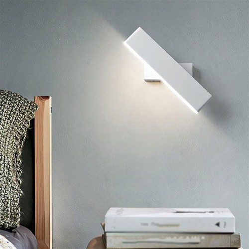 Powertech POWERTECH LED φωτιστικό τοίχου HLL-0171, 15W, 4000K, 1200lm, περιστρεφόμενο, λευκό