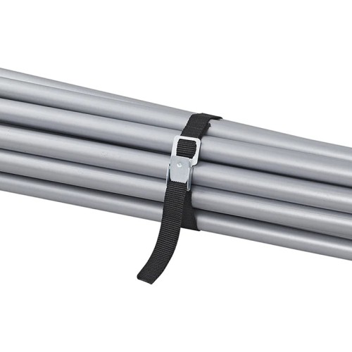 PROPLUS PROPLUS ιμάντες πρόσδεσης 321285 με μεταλλική αγκράφα, 40cm, μαύρο, 4τμχ