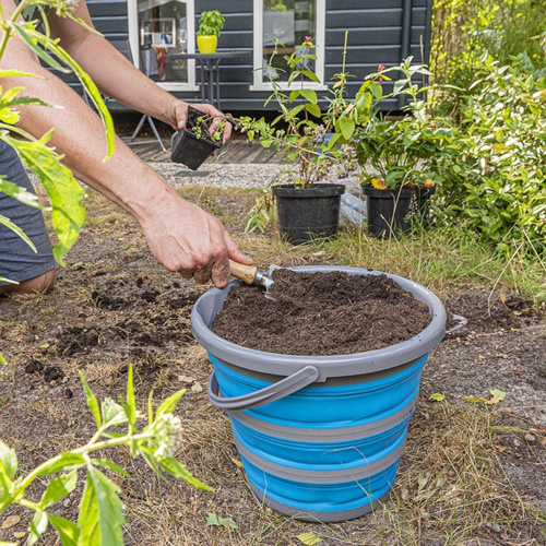 PROPLUS PROPLUS πτυσσόμενος κάδος 370307, 10L, μπλε/γκρι