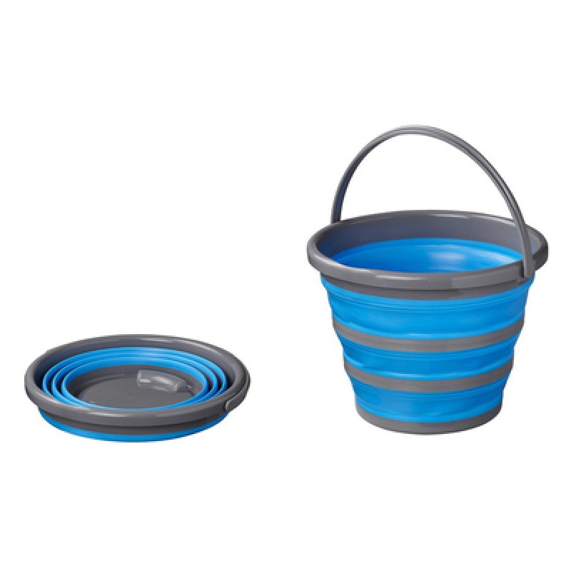 PROPLUS PROPLUS πτυσσόμενος κάδος 370307, 10L, μπλε/γκρι