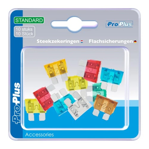 PROPLUS PROPLUS σετ μαχαιρωτών ασφαλειών αυτοκινήτου 490343S, 10τμχ