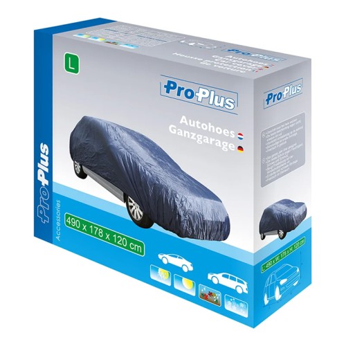 PROPLUS PROPLUS κουκούλα αυτοκινήτου 610152 με θήκη, L 490x178x120cm, μπλε