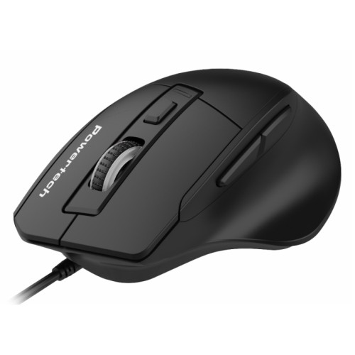 Powertech POWERTECH ενσύρματο ποντίκι PT-1273, οπτικό, 3600DPI, μαύρο