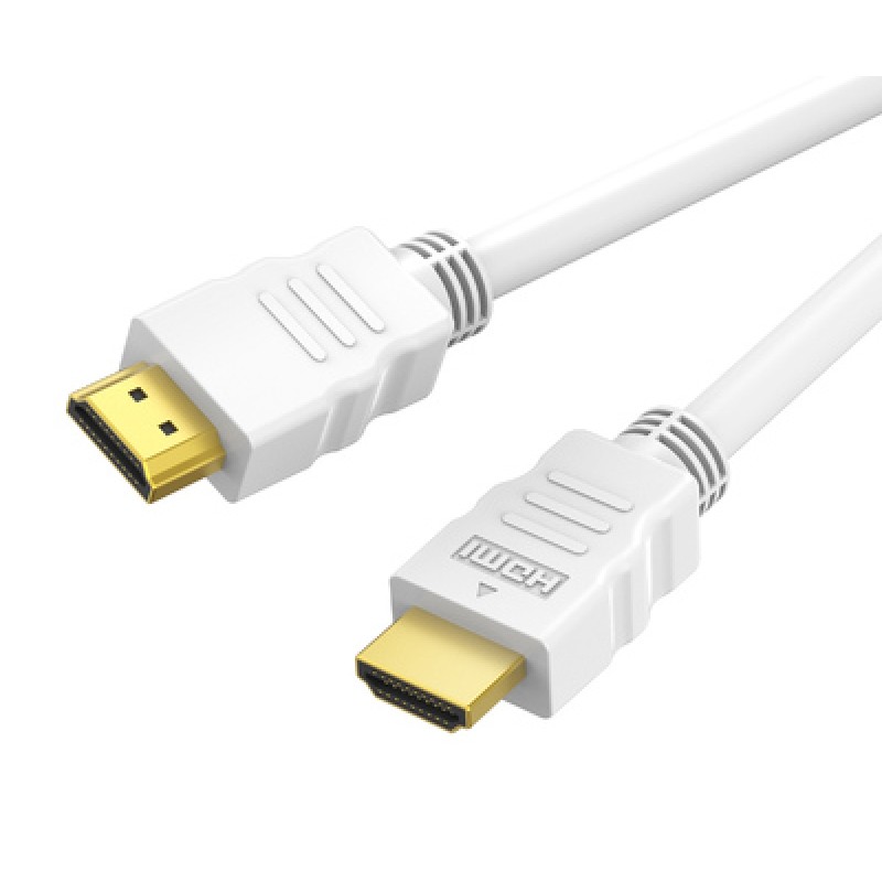 CABLETIME CABLETIME καλώδιο HDMI CT-HE19G με Ethernet, 4K/60Hz, 18 Gbps, 1m, λευκό