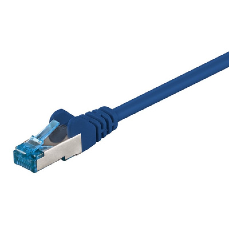 GOOBAY GOOBAY καλώδιο δικτύου 93677, CAT 6A S/FTP (PiMF), Copper, 1m, μπλε