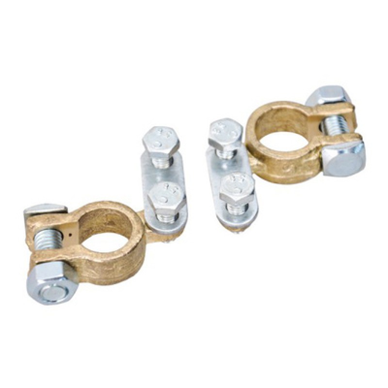 MOJE AUTO MOJE AUTO πόλοι μπαταρίας αυτοκινήτου 93-003, brass, 2τμχ