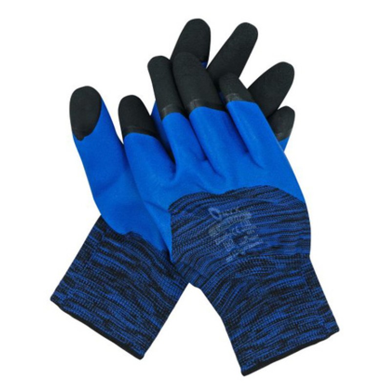 MOJE AUTO MOJE AUTO γάντια εργασίας 96-028, αντιολισθητικά, one size, μπλε-μαύρο