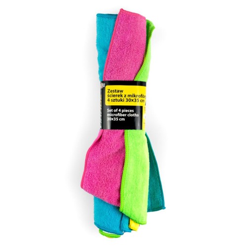 MOJE AUTO MOJE AUTO σετ πανάκια μικροϊνών 97-028, 30x35cm, διάφορα χρώματα, 4τμχ