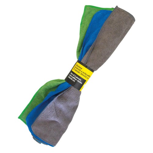 MOJE AUTO MOJE AUTO σετ πανάκια μικροϊνών 97-033, 50x50cm, διάφορα χρώματα, 3τμχ