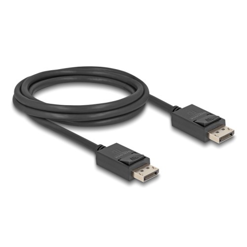 DELOCK DELOCK καλώδιο DisplayPort 2.1 80493 8K/60Hz 4K/120Hz 40 Gbps, 2m, μαύρο