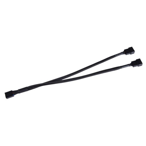 Powertech POWERTECH καλώδιο 4-pin pwm σε 2x 4-pin pwm CAB-W048, 0.15m, μαύρο