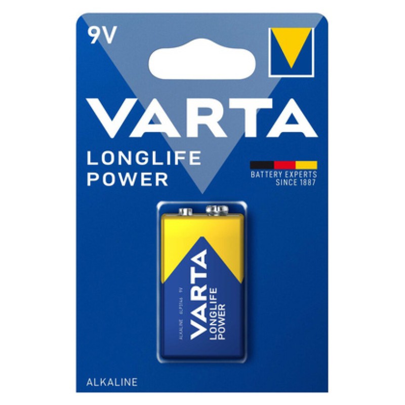 Varta VARTA αλκαλική μπαταρία Longlife Power, 9V, 1τμχ