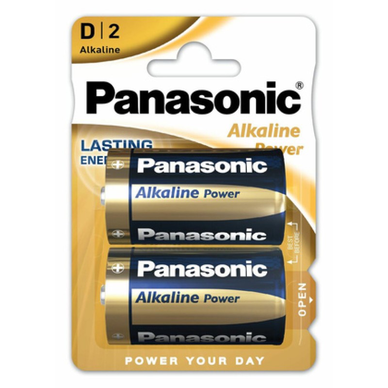 Panasonic PANASONIC αλκαλικές μπαταρίες Alkaline Power, D/LR20, 1.5V, 2τμχ