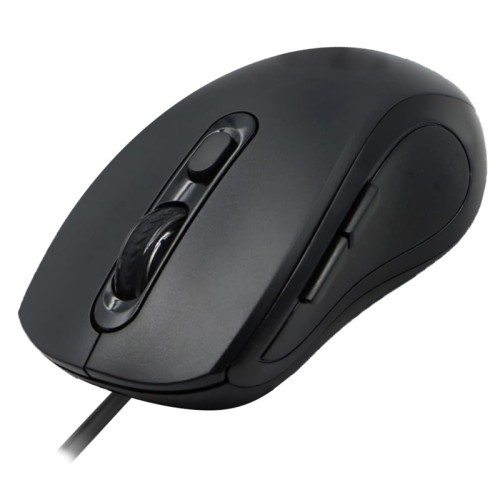 Powertech POWERTECH ενσύρματο ποντίκι PT-1290, οπτικό, έως 1600DPI, μαύρο