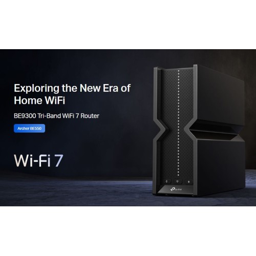 TP-Link TP-LINK router Archer BE550, WiFi 7, 9214Mbps BE9300, Tri-Band, Ver. 1.0