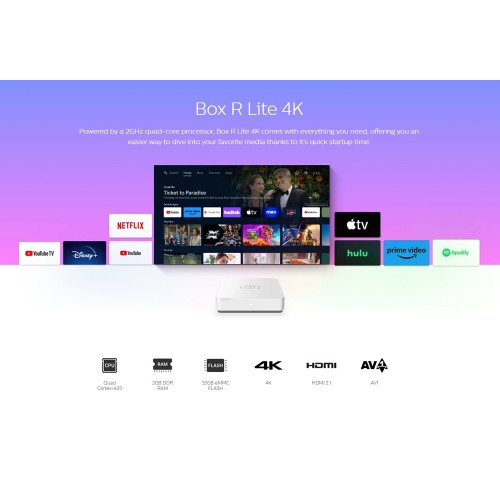 HOMATICS HOMATICS TV Box R Lite 4K, 2/32GB, WiFi, Google πιστοποίηση, Android 12