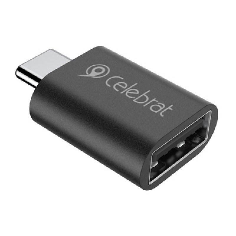 CELEBRAT CELEBRAT αντάπτορας USB-C σε USB 3.0 CA-04, 5Gbps, μαύρος