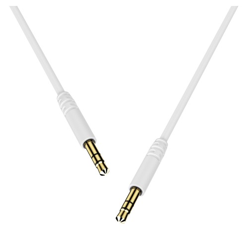 CELEBRAT CELEBRAT καλώδιο ήχου 3.5mm AU-01, AUX, 1m, λευκό