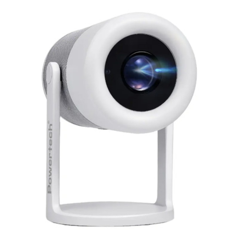 Powertech POWERTECH smart βιντεοπροβολέας PT-1305, 1080p, WiFi, Android, 170 ANSI lumens, λευκός