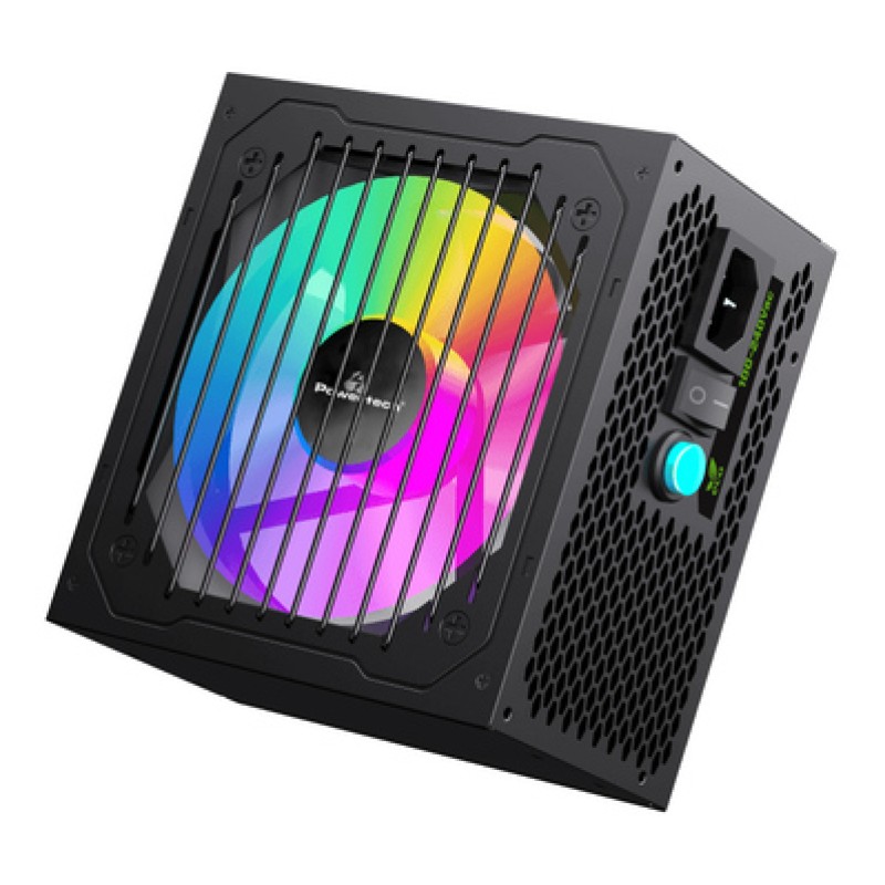Powertech POWERTECH τροφοδοτικό PC PT-1311, 80PLUS Bronze, 700W, ATX, 120mm RGB Fan, Semi Modular