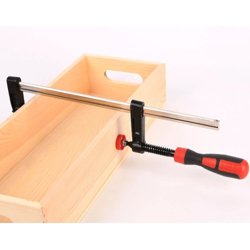 DELI DELI σφιγκτήρας τύπου F DL110830Z με μέγιστο άνοιγμα 300mm, heavy duty, μαύρος